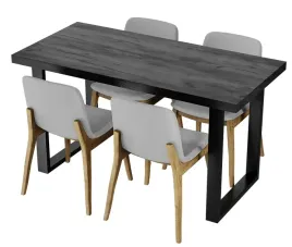 stol-kuchenny-do-jadalni-loft-blat-36-czarne-drewno-135x65