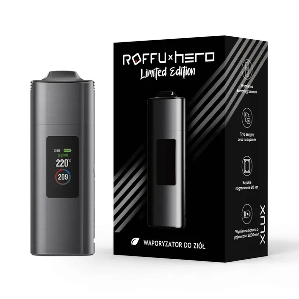 XLUX ROFFU X HERO LIMITED EDITION Waporyzator Vaporizer do suszu CBD