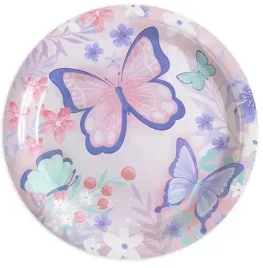 talerzyki-talerze-papierowe-18-cm-rozowe-w-motyle-motylki-zestaw-6-szt