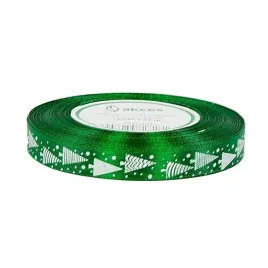wstazka-swiateczna-zielona-choinki-12mm-22m-prezenty