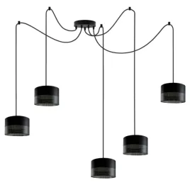 lampa-wiszaca-sufitowa-czarna-pajak-zyrandol-led-e27-abazur-regulowana