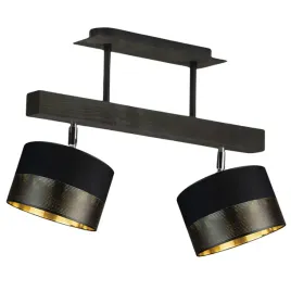 lampa-sufitowa-plafon-czarna-zlota-drewniana-regulowana-led-e27-abazur