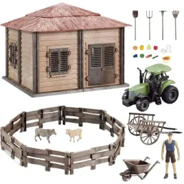 zestaw-farma-ranczo-gospodarstwo-domek-rolnik-zwierzeta-zagroda-traktor