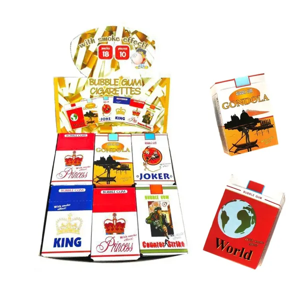 Guma papieros 18x10szt Bubble Gum Cigarettes