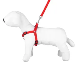 kpl-smycz-szelki-nt-happet-ss54-czerwony-2-5cm