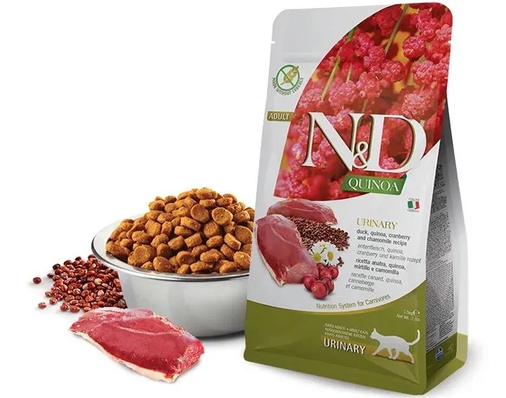 nandd-quinoa-cat-urinary-duck-300g-karmy-specjalne-dla-kotow-z-niewydolnoscia-nerek