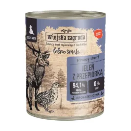 wiejska-zagroda-jelen-z-przepiorka-dla-szczeniat-mokra-karma-6x800g