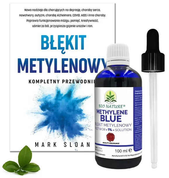 Błękit Metylenowy 1% 100ml roztwór + Książka Kompletny przewodnik
