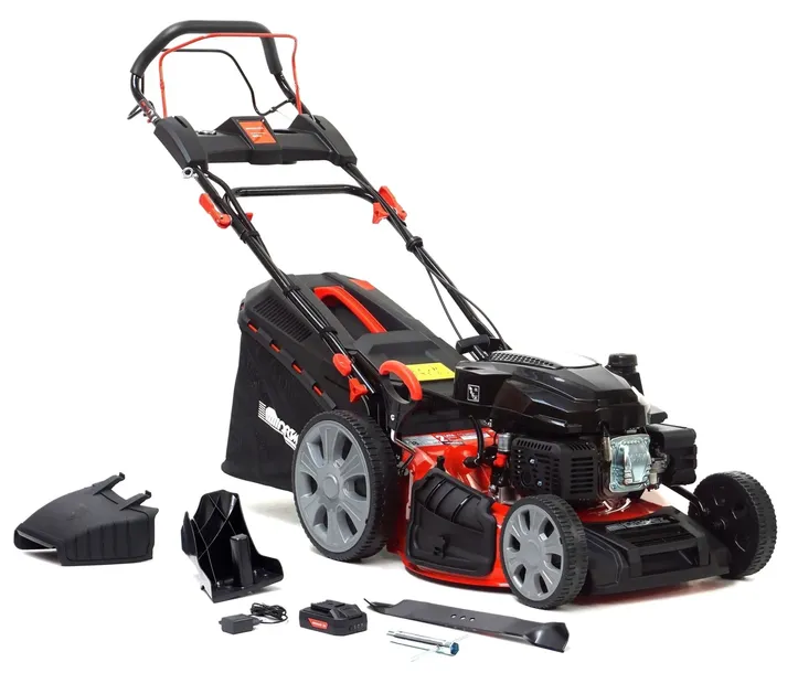 Kosiarka spalinowa Hortmasz z napędem i rozrusznikiem elektrycznym / 51 cm