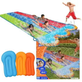 slizg-wodny-slizgawka-potrojna-3-tory-3-deski-zjezdzalnia-wodna-dzieci-4-9m