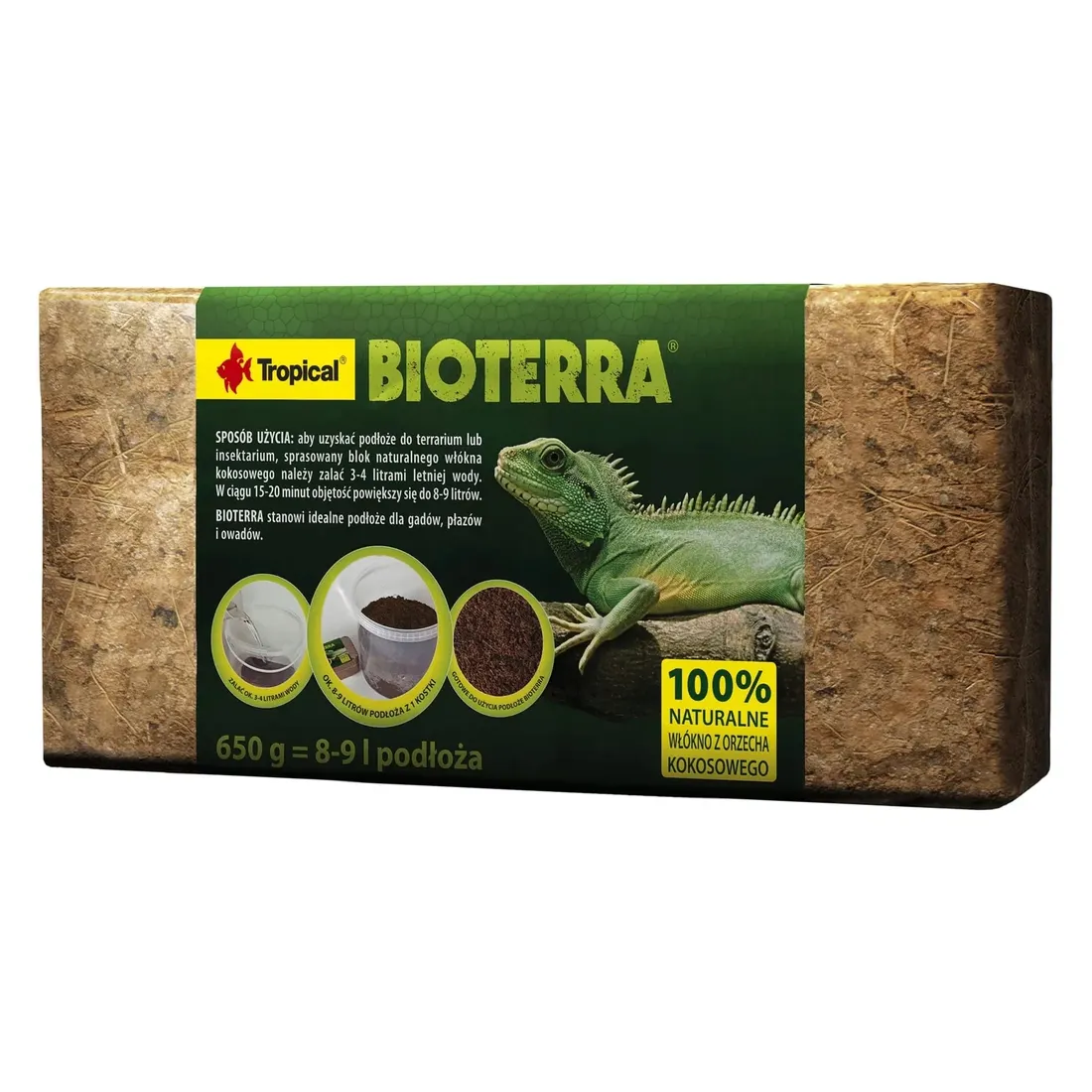 podloze-tropical-bioterra-650g-stan-nowy