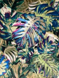 material-plusz-welur-velvet-liscie-obrus-zaslony