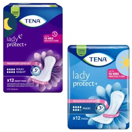 zestaw-ochrona-na-dzien-noc-tena-lady-maxi-2x12szt-podpaski-wkladki-chlonne