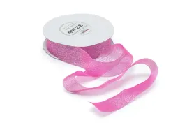 wstazka-ozdobna-brokatowa-25mm-32m-rozowa