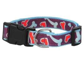 obroza-happet-s122-fiolet-serca-kosc-15cm