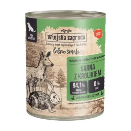 wiejska-zagroda-sarna-z-krolikiem-mokra-karma-dla-psa-lesne-smaki-6x800g