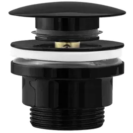 korek-umywalkowy-uniwersalny-klik-klak-do-umywalki-czarny-polysk-metaliczny