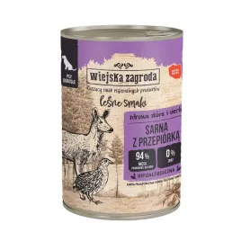 wiejska-zagroda-sarna-z-przepiorka-mokra-karma-dla-psa-lesne-smaki-400g