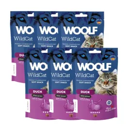 woolf-wildcat-soft-snack-miekkie-smakolyki-dla-kotow-kaczka-duck-6pak-6x