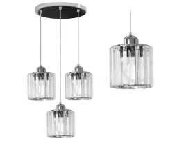 lampa-sufitowa-wiszaca-potrojna-krysztal-chrom-app510