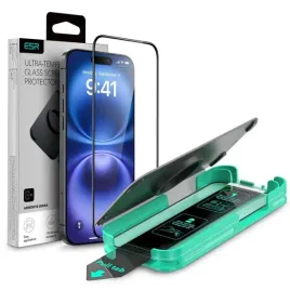 szklo-hartowane-esr-armorite-na-iphone-16-z-aplikatorem-z-czarna-ramka