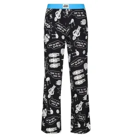 spodnie-od-pizamy-meskie-star-wars-pizamowe-dlugie-bawelniane-czarne-l