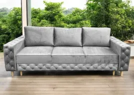 Zdjęcie produktu Kanapa pikowana Sofa Rozkładana Chesterfield GLAMOUR