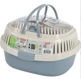 transporter-dla-gryzoni-neo-kol-szary-bezowy