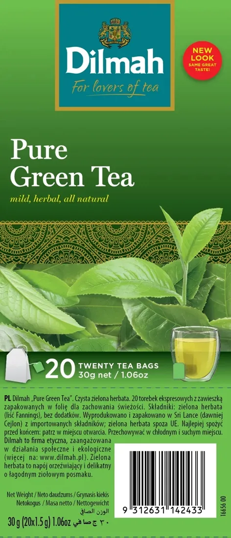herbata-dilmah-pure-green-tea-30g