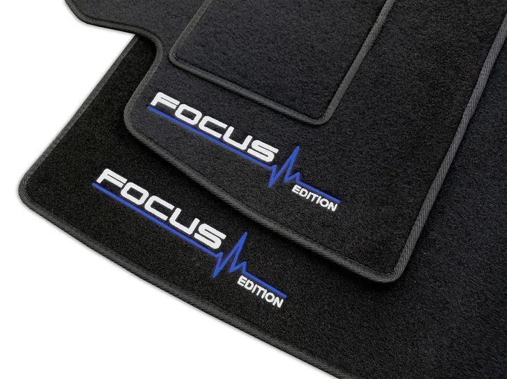 DYWANIKI WELUROWE FORD FOCUS MK3 (2010 - 2018) + 4x HAFT