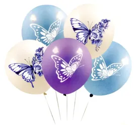balony-lateksowe-bialy-niebieski-fiolet-motyle-motylki-30cm-12-cali-5-szt