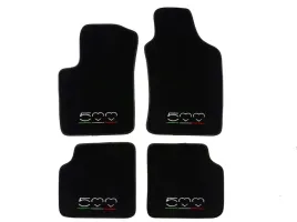 dywaniki-welurowe-fiat-500-premium-4x-haft-3d