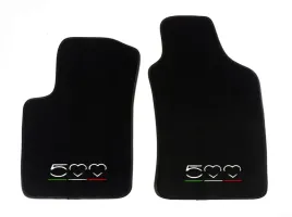 dywaniki-welurowe-przod-fiat-500-premium-haft-3d