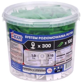 system-poziomowania-plytek-300-klipsow-1-mm-100-klinow-sp8-star-43-4105