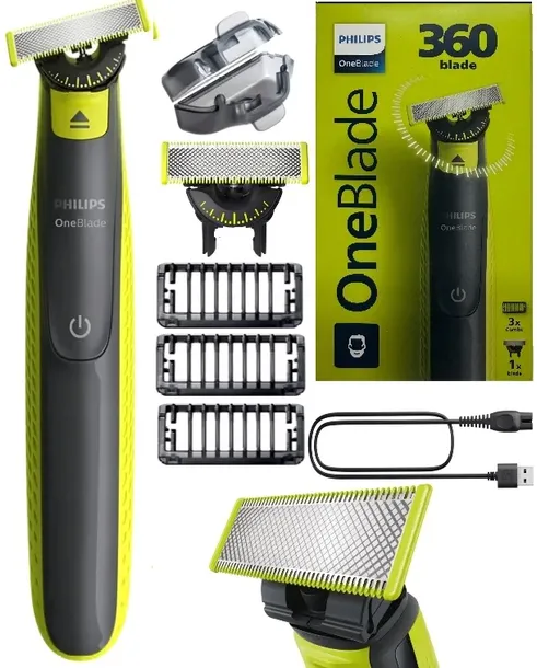 Golarka Philips Oneblade 360 Original trymer do golenia twarzy brody włosów