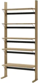 regal-wysoki-5-polek-88x193x35-cm-ollie-ol-05-dab-olejowany-czarny