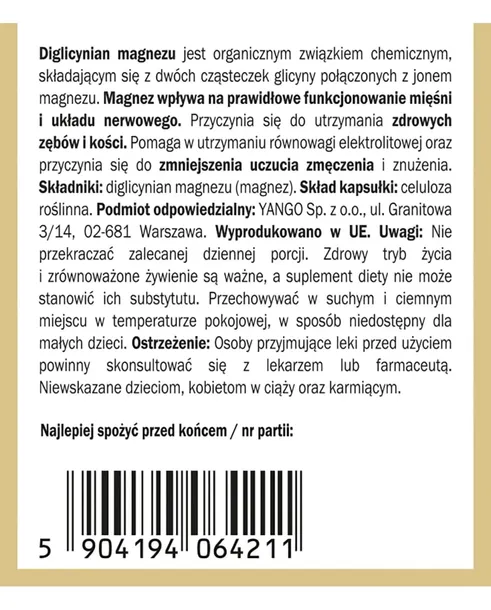 yango-diglicynian-magnezu-90-kapsulek-liczba-sztuk-90-szt