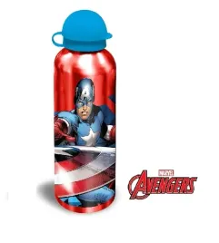 butelka-aluminiowa-bidon-korek-niekapek-avengers-czerwona
