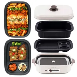 multigrill-kuvings-elektryczny-stolowy-ceramik-wielofunkcyjny-kremowy