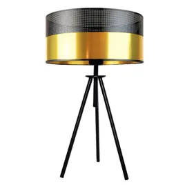 lampka-nocna-biurkowa-zlota-lampa-z-abazurem-trojnog-led-e27-nowoczesna