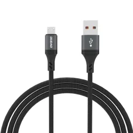 kabel-dudao-l3sm-usb-a-microusb-3a-12m-z-oplotem-czarny