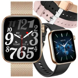 smartwatch-damski-zegarek-zloty-rozmowy-powiadomienia-sport-menu-pl-3-paski