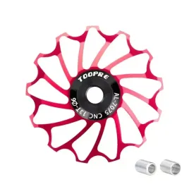 aluminiowe-kolko-przerzutki-lozyska-ceramiczne-13t-tulejki-4-5-mm-czerwone