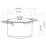 ikea-garnek-hemkomst-z-pokrywka-stal-nierdzewna-5l-typ-powloki-stalowa