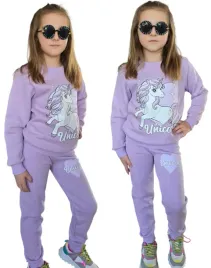 dres-dziewczecy-128-bluza-spodnie-komplet-unicorn-jednorozec-dresy