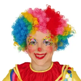 peruka-wielokolorowa-afro-klauna-krecona-dziecieca