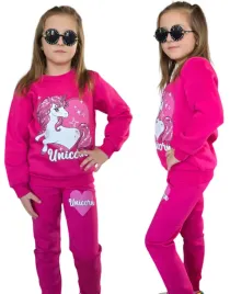 dres-dziewczecy-104-bluza-spodnie-komplet-unicorn-jednorozec-rozowy