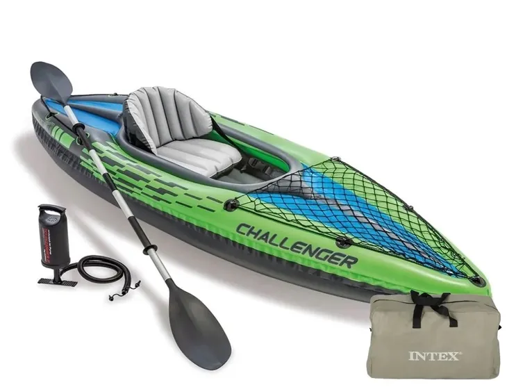 Kajak Challenger K1 jednoosobowy zestaw Intex