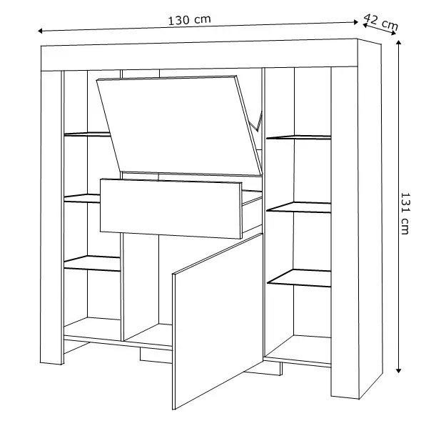 komoda-7-milano-biala