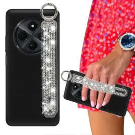 etui-do-xiaomi-redmi-14c-4g-obudowa-case-matowe-czarne-pasek-w-cyrkonie